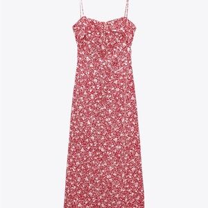 Zara Printed Corset Style Dress